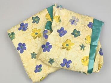 obrus 100x100: Zasłona dekoracyjna z podszewką, kwiatowy wzór - Typ: jedna panelowa — 1