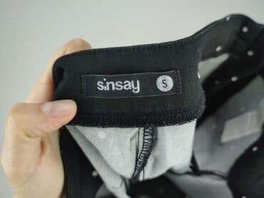 biale legginsy sinsay: Sinsay, Spodnie materiałowe damskie, rozmiar S — 5