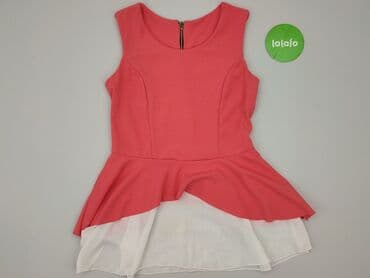 czerwona bluzki z bufkami: Bluzka damska, S — 2