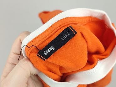 czerwone szorty: Sinsay, T-shirt damski, rozmiar L — 6