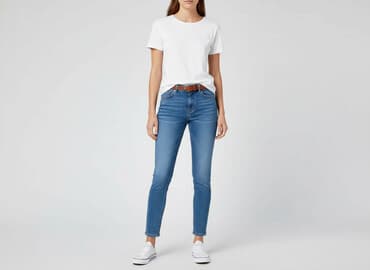 jeans wrangler damskie wyprzedaż: H&M, Jeansy damskie, rozmiar S — 6