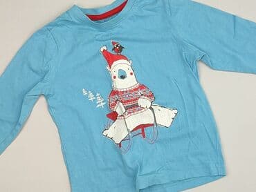 koszulka z napisami: Blouse, Pepco, 1.5-2 years, 86-92 cm, condition - Perfect — 1