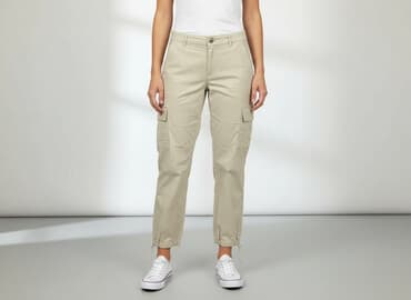 spodnie czarne cargo bershka: Zagora, Spodnie cargo damskie, rozmiar S — 8