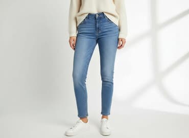 terranova kurtki wyprzedaż: Terranova, Jeansy damskie, rozmiar L — 8