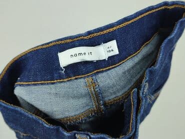 rabarbar sukienki wiosna 2014: Spodnie jeansowe, Name it, 3-4 lat, 104, stan - Idealny — 4