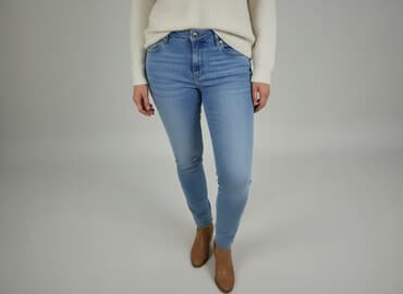 duże jeansy damskie: Jeansy damskie, rozmiar L — 7