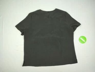 czarne obcisła bluzki z długim rękawem: Fashion, Жіноча блуза, розмір 5XL — 3