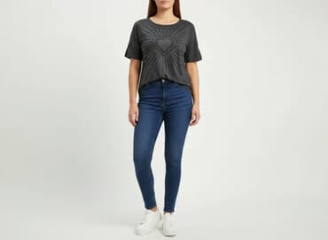 shein t shirt damski plus size: Shein, Women`s T-shirt, size XL — 6