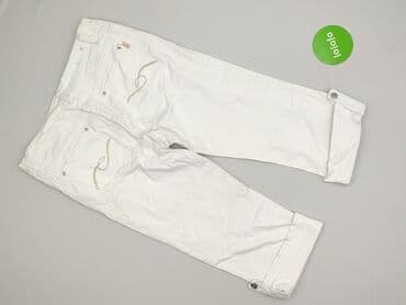 cargo crop: Spodnie 3/4 damskie, rozmiar 2XL — 3