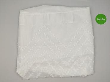 zegarek: Biała firanka/zasłona z woalu z aplikacją – 1 panel - Materiał: 100% — 2