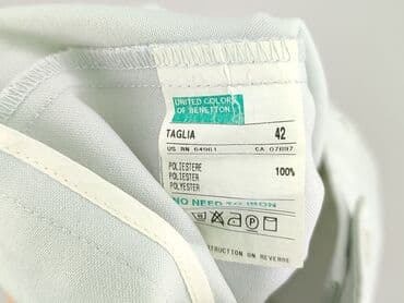 cargo wide leg: United Colors of Benetton, Spodnie materiałowe damskie, rozmiar XL — 5