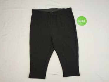 woskowane legginsy z wysokim stanem zara: H&M, 3/4 Trousers for women, size L (EU 40) — 2
