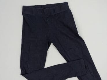 legginsy granatowe damskie: Legginsy Eleganckie damskie, rozmiar M — 1