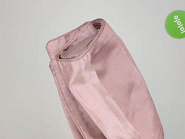 do oddania: Różowa kosmetyczka/etui z tkaniny z połyskiem, w szerokie pionowe pasy — 5