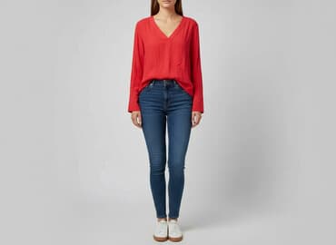 reserved czerwona bluzki: Esmara, Bluzka damska, rozmiar 2XL — 7