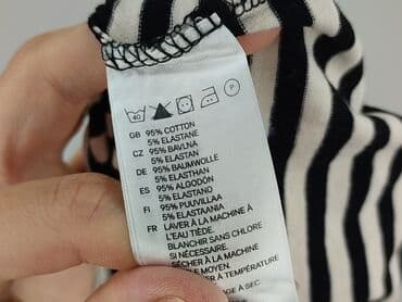 bluzki basic w paski: H&M, Туніка жіноча, розмір S — 6