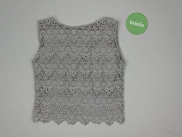ażurowa bluzka na ramiączkach: Bluzka damska, rozmiar S — 4