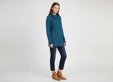 kurtki zimowe damskie c a: Sweter damski, rozmiar M — 7