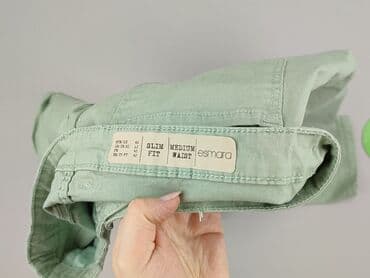 zielone spodnie dresowe zara: Esmara, Spodnie materiałowe damskie, M — 5