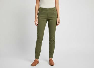 olivka blog dżinsy: Zavanna, Spodnie materiałowe damskie, rozmiar S — 7