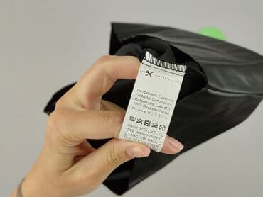 spódnice czarne eko skóra: Spódnica damska, rozmiar S — 4