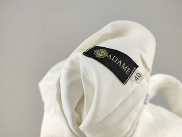 sukienka biała z czarnymi wstawkami: White, Sukienka damska, rozmiar L — 4