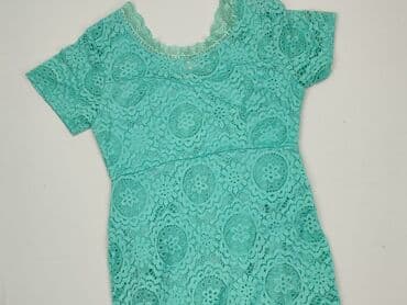 miętowa sukienka z koronki: Sukienka damska, rozmiar S — 1