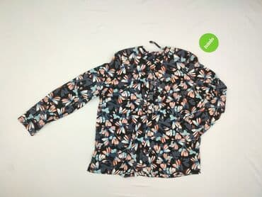 bluzka z kwiatem 3d h: Tu, Women's blouse, size XL (EU 42) — 2