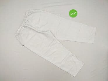 Women: Material trousers for women, size S (EU 36) — 3