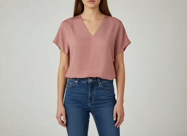 bluzki damskie różowe: Lindex, Bluzka damska, rozmiar M — 7