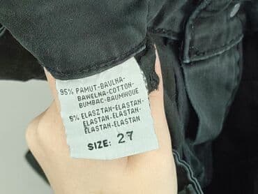 spodnie serduszka by o la la czarne: Spodnie materiałowe damskie, rozmiar S — 5