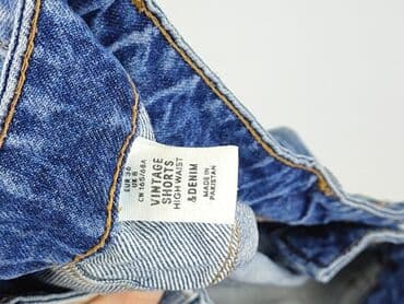 krótkie spodenki z wysokim stanem sklep: Denim, Szorty damskie, rozmiar S — 4