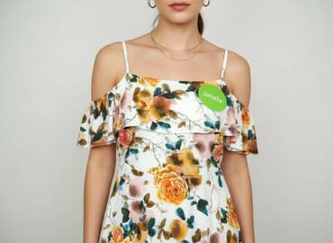 zwiewna sukienki na wesele maxi: Sukienka damska, rozmiar S — 5