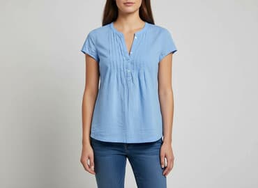 koszula niebieska hm: H&M, Bluzka damska, rozmiar S — 8