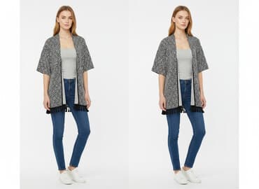 szlafrok sinsay damski: Sinsay, Kardigan damski, rozmiar XS — 7