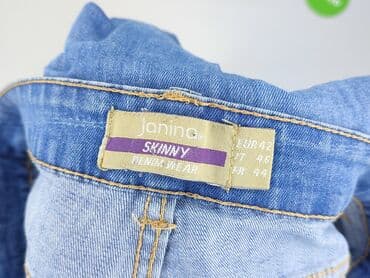spodnie damskie ocieplane jeansy: Janina, Jeansy damskie, rozmiar XL — 4