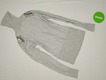 sweter z odkrytymi ramionami: Soft Grey, Golf damski, rozmiar S — 2