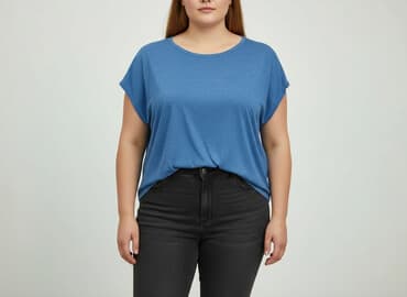 bluzki koszulowe duże rozmiary: Shein Curve, Women`s T-shirt, size 4XL — 1