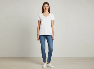 ubrania inextenso: Inextenso, T-shirt damski, rozmiar S — 1