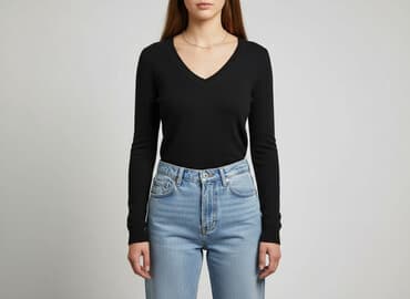 sweter piórkowy na drutach: Bluzka damska, rozmiar S — 6