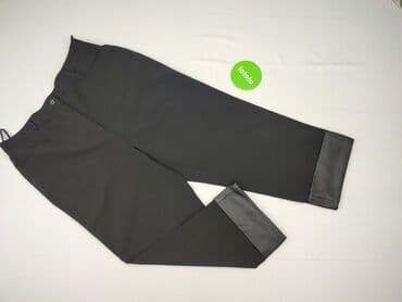 modbis spodnie dla puszystych: Janina, Spodnie materiałowe damskie, rozmiar 6XL — 2