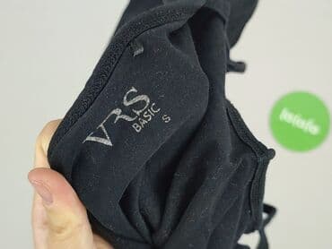 shein czarne bluzki: VRS, Bluzka damska, rozmiar S — 4