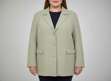 sukienka marynarkowa zielona: Marynarka damska, rozmiar 4XL — 1