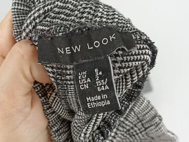 woskowane legginsy z wysokim stanem zara: New Look, Material trousers for women, size XS (EU 34) — 4