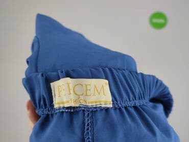 majtki do stroju kąpielowego wysoki stan: Spodnie materiałowe damskie, rozmiar S — 5