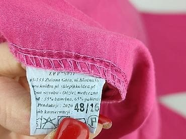 identic clothes: Komplet medyczny damski – bluzka + spodnie, kolor intensywny róż - — 6