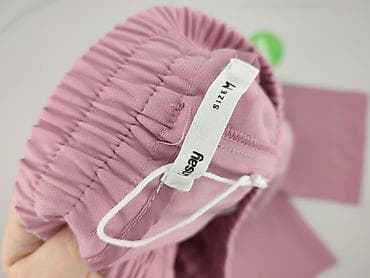 szorty len: Spodnie materiałowe damskie, rozmiar M — 4