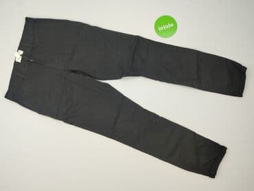 czarne spodnie goodies: Spodnie materiałowe damskie, rozmiar 4XL — 2