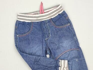 spodnie dresowe cropp: Spodnie jeansowe, Name it, 9-12 miesięcy, stan - Bardzo dobry — 1