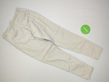 hermes biale klapki: H&M L.O.G.G., Spodnie materiałowe damskie, rozmiar S — 4